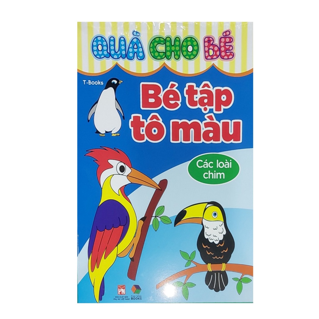 Sách- Bé tập tô màu :Các loài chim
