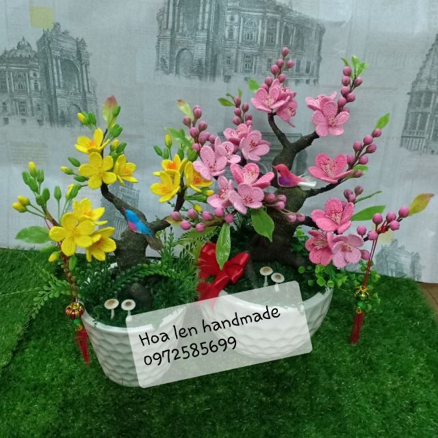 Phụ kiện làm hoa mai, hoa đào