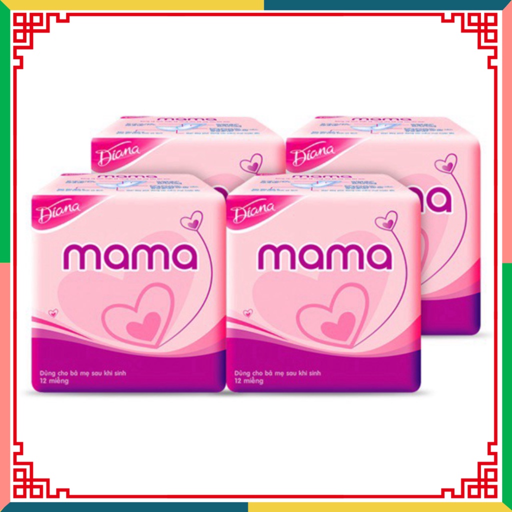 (HOT LIKE) Bỉm Mama sau khi đẻ Cho Mẹ Diana Bịch 12 Miếng