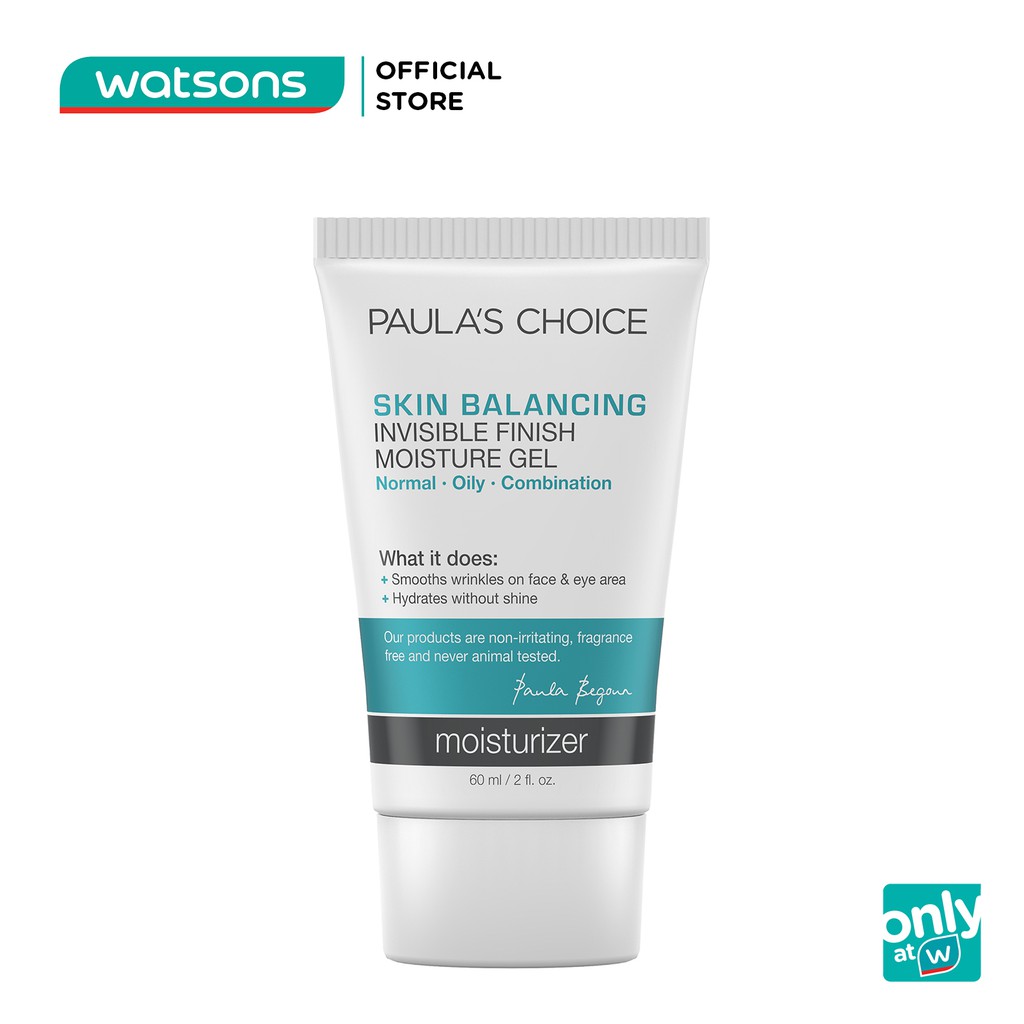Gel Dưỡng Ẩm Paula's Choice Skin Balancing Cho Da Mềm Mịn 60ml