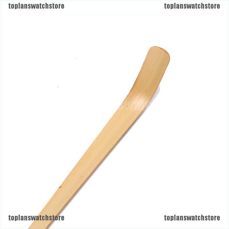 Muỗng pha trà đạo/matcha bằng tre 18cm chuyên dụng