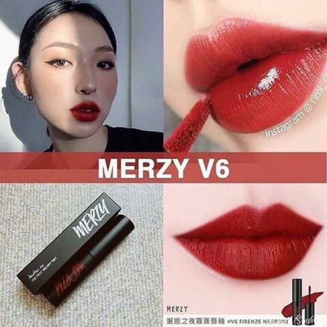 SON KEM LÌ MERZY VELVET TINT V1, V6 | BigBuy360 - bigbuy360.vn