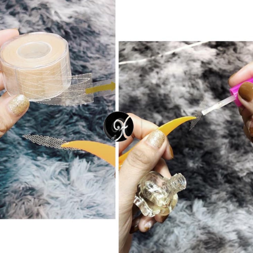 Kích mí lưới cuộn I'm Blooming 120/ 240 miếng dán, kèm keo dán và kẹp