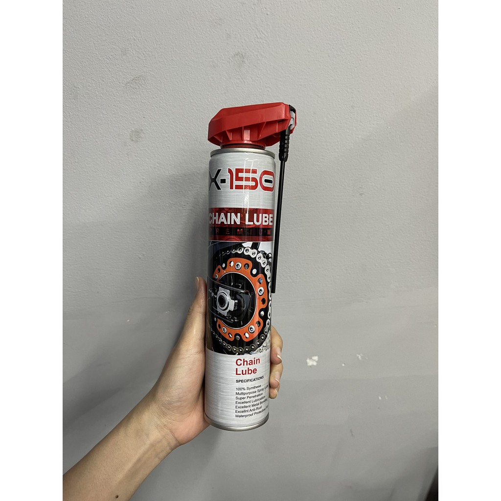 Chai xịt vệ sinh sên X150 Chain Lube 450ml