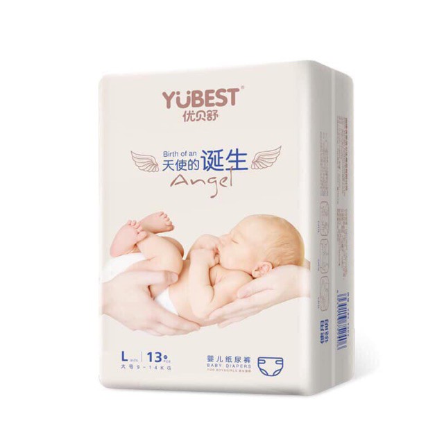 Bỉm dán/ quần YUBEST ANGEL nội địa Trung s90/m84/l78/xl72/xxl66