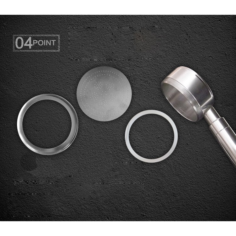 Bộ bát sen tắm chất liệu nhôm nguyên chất tăng áp 300%-400% (Kèm dây sen Inox + Cài Sen) - HV Store 234