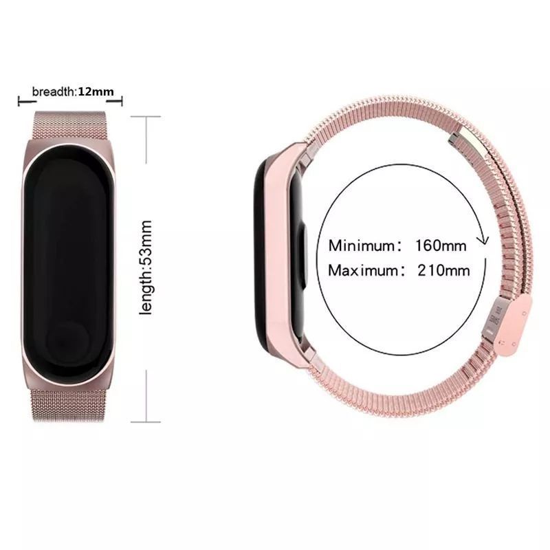 Miband 7 - Dây đeo chất liệu Milanese cao cấp dành cho đồng hồ Xiaomi Miband 7