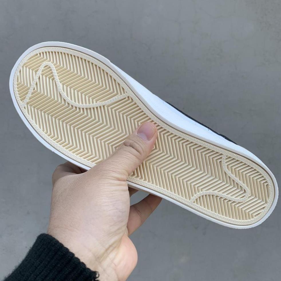 Giày thể thao sneaker Blazer Mid 77 Vintage trắng vạch đen cổ thấp