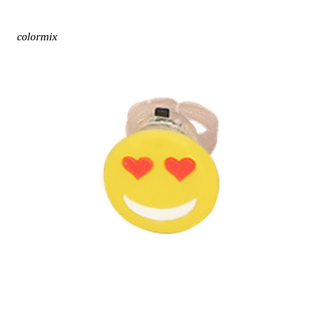 Nhẫn Đèn LED Hình Hoa Bướm / Gấu Hoạt Hình Có Thể Điều Chỉnh Cho Bé