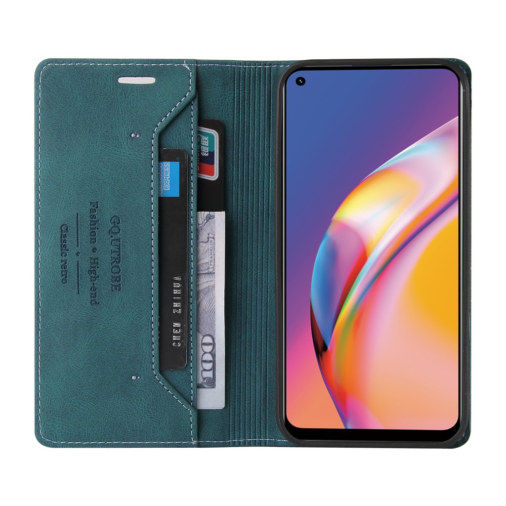 Oppo A94 / F19 Pro 008 Bao Da Nắp Gập Màu Trơn Đơn Giản Cho | BigBuy360 - bigbuy360.vn