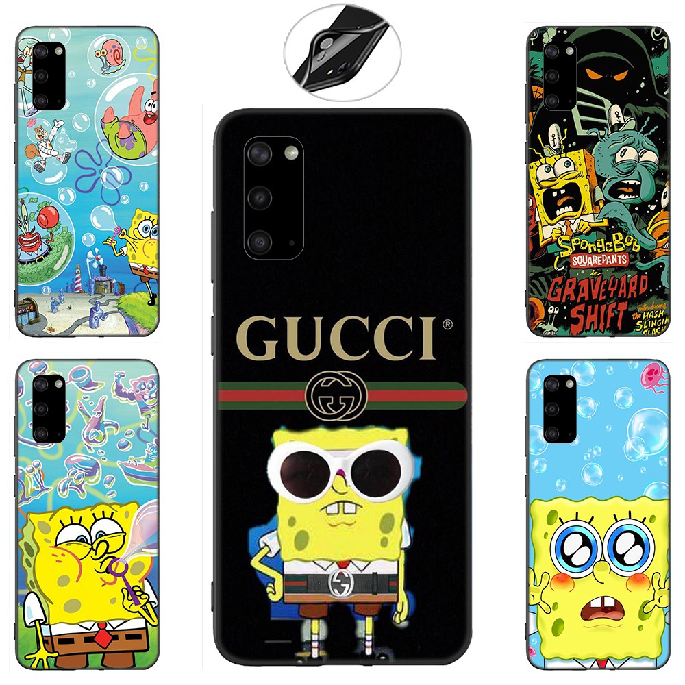 Samsung Galaxy A9 A8 A7 A6 Plus A8+ A6+ 2018 A5 A3 2016 2017 Casing Soft Case 84SF SpongeBob Cool mobile phone case
