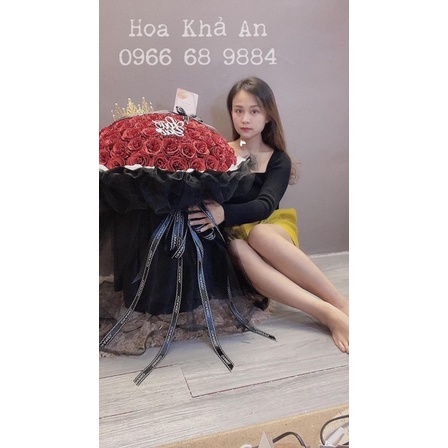 Bó hoa nhũ Vĩnh cửu 120bông siêu to (Nhận đặt số bông theo yêu cầu - Tối thiểu 35bông mẫu này)