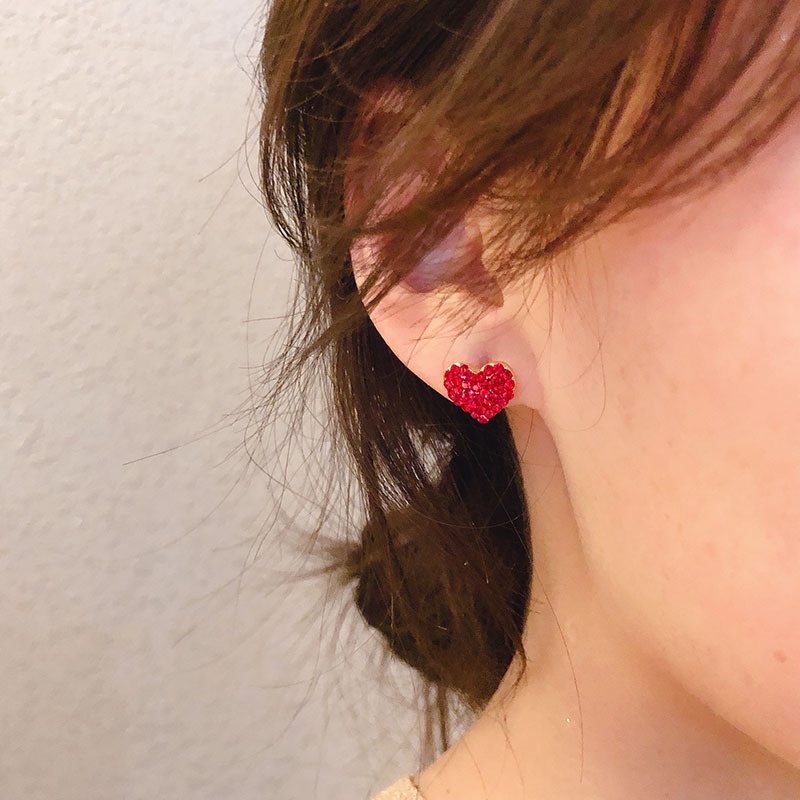 Bông tai hình hoa phong cách Hàn Quốc thời trang