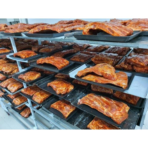 SƯỜN BBQ TẨM ƯỚP SẴN KHAY 500GR