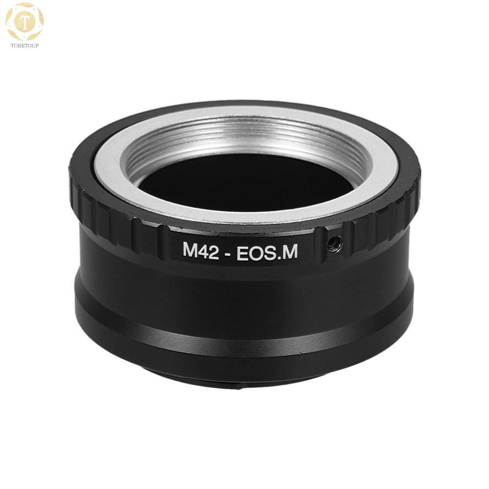 Ngàm Chuyển Đổi Ống Kính M42-Eos M Cho Máy Ảnh Canon Eos M M2 M3 M5 M6 M10 M50 M100