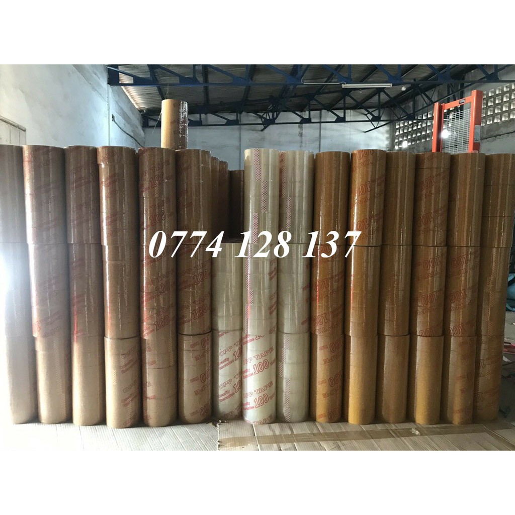 Băng Keo 200Yard Trong Đục Dán Thùng
