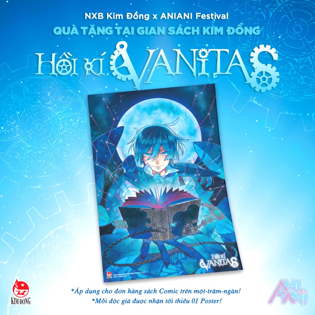Hồi kí Vanitas 9 - Poster Ani, clear file [INBOX TRƯỚC KHI ĐẶT]