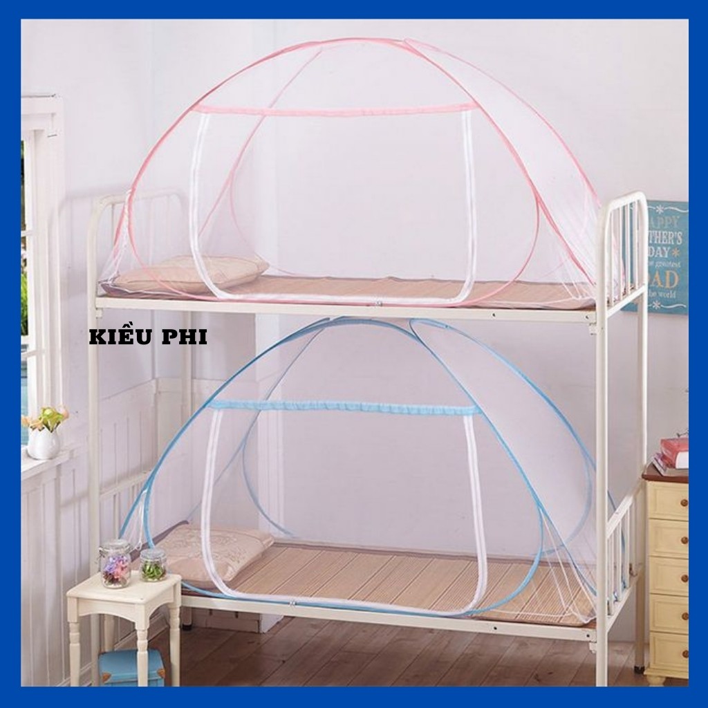 Màn chụp gấp gọn 1m2, 1m6, 1m8, 2m2x 2m - mùng chụp người lớn tự bung cao cấp Kiều Phi