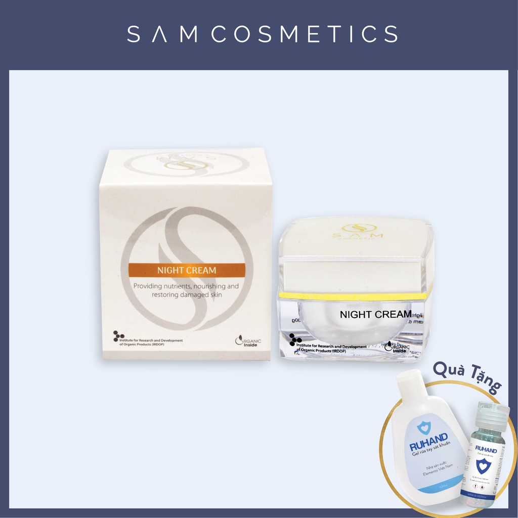 Kem dưỡng da ban đêm SAM Cosmetic 30g