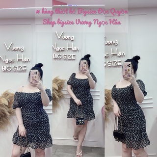 ĐẦM HOA NHÚN EO ĐUÔI CÁ BIGSIZE