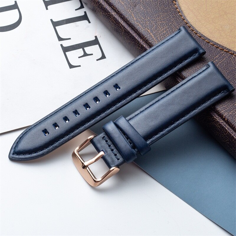 Dây Da Khóa Kim Loại Cho Đồng Hồ Dw Daniel Wellington (12Mm / 14mm / 18mm / 20mm / 22mm)