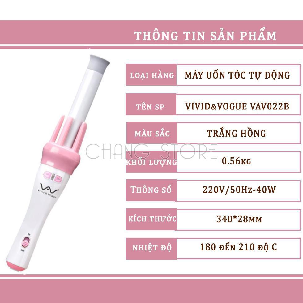 Máy Uốn Tóc Xoăn Cầm Tay Xoay 360 Tự Động
