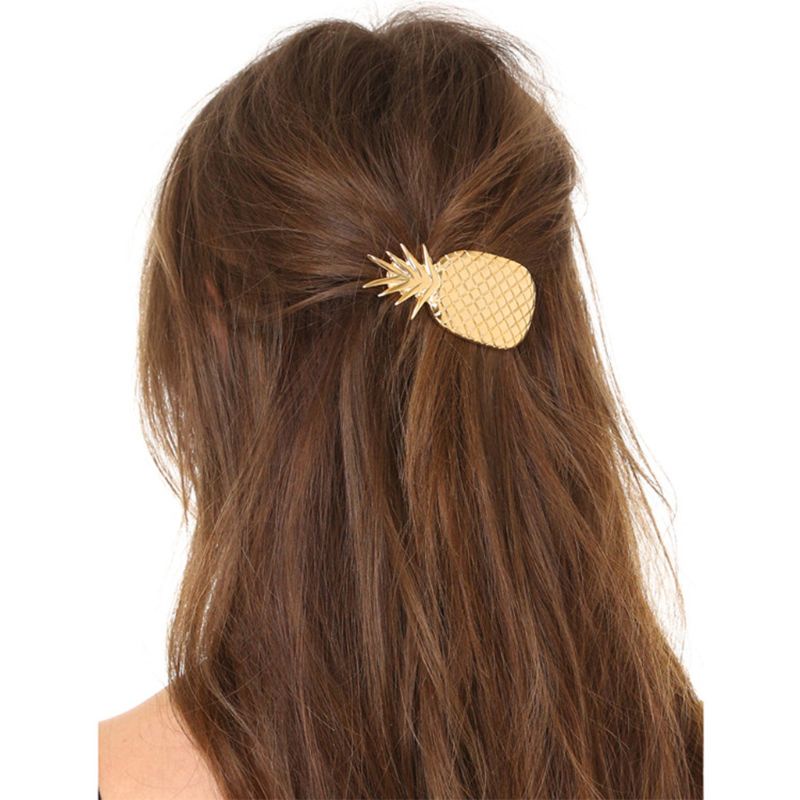 Kẹp Tóc Hợp Kim Hình Quả Dứa Thời Trang