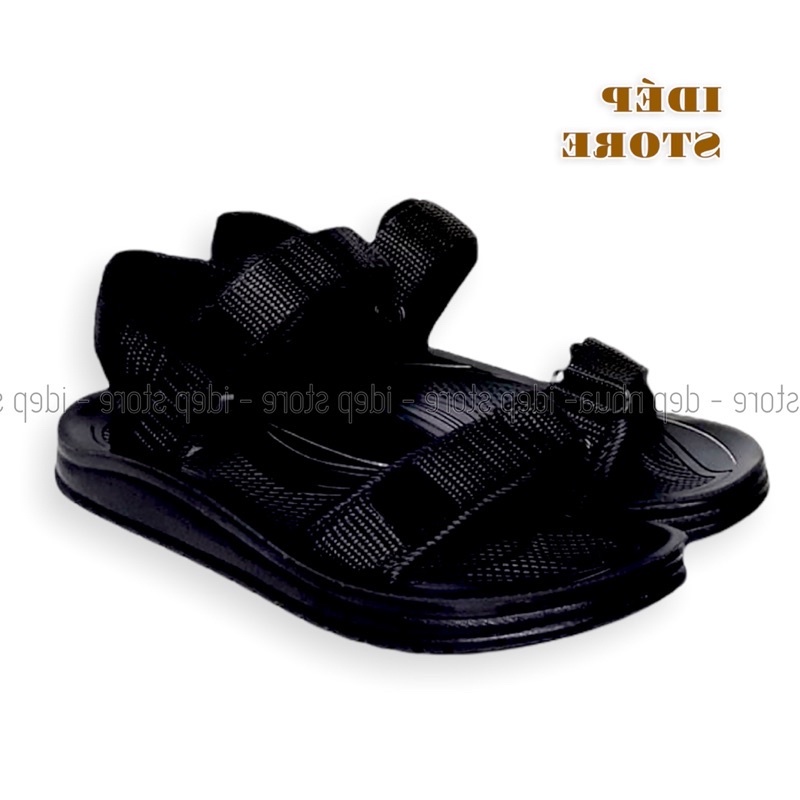 Dép sandal nam nữ quai dán đi học ChangFa GL017- chất liệu Da PU êm chân bền chắc thời trang cao cấp 𝐢𝐃𝐄́𝐏