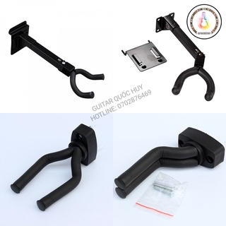 Móc treo đàn Guitar gắn tường các loại - 2 loại ngắn + dài - Đầu xoay 180 độ