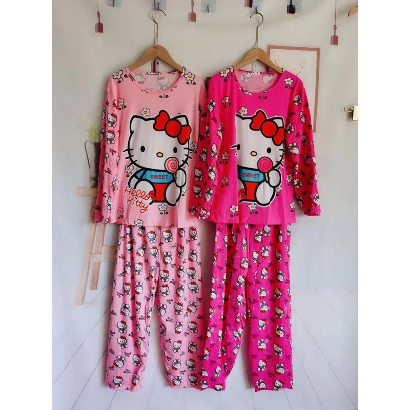 bộ mặc nhà dài tay, đồ ngủ nữ tay dài thu đông, bộ thun Quảng châu hàng loại 1, freeship extra