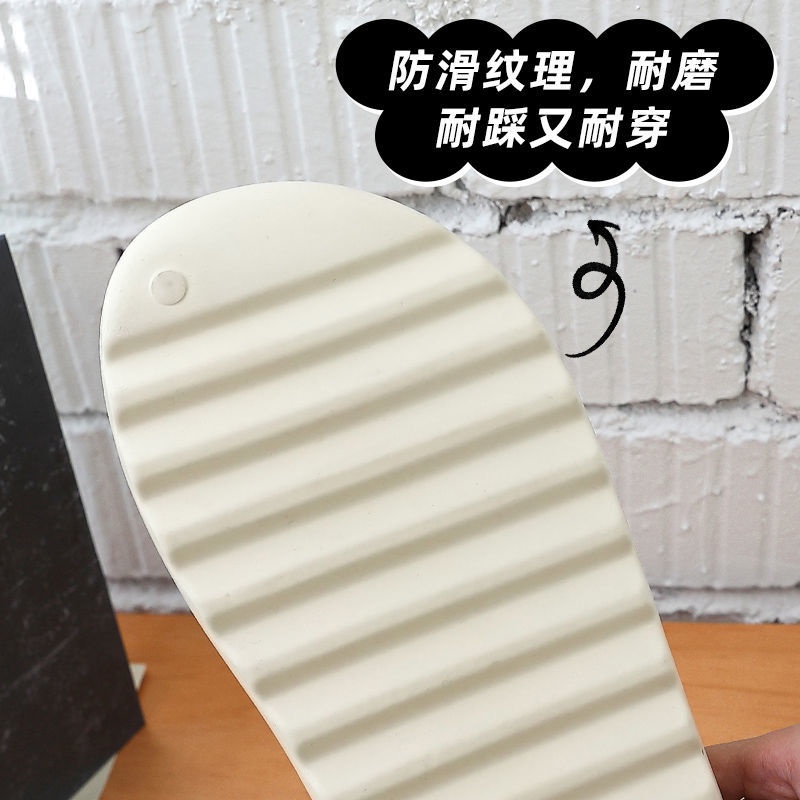 Dép Bánh Mì Quai Ngang Màu Trơn Sang Trọng Cho Nam Và Nữ