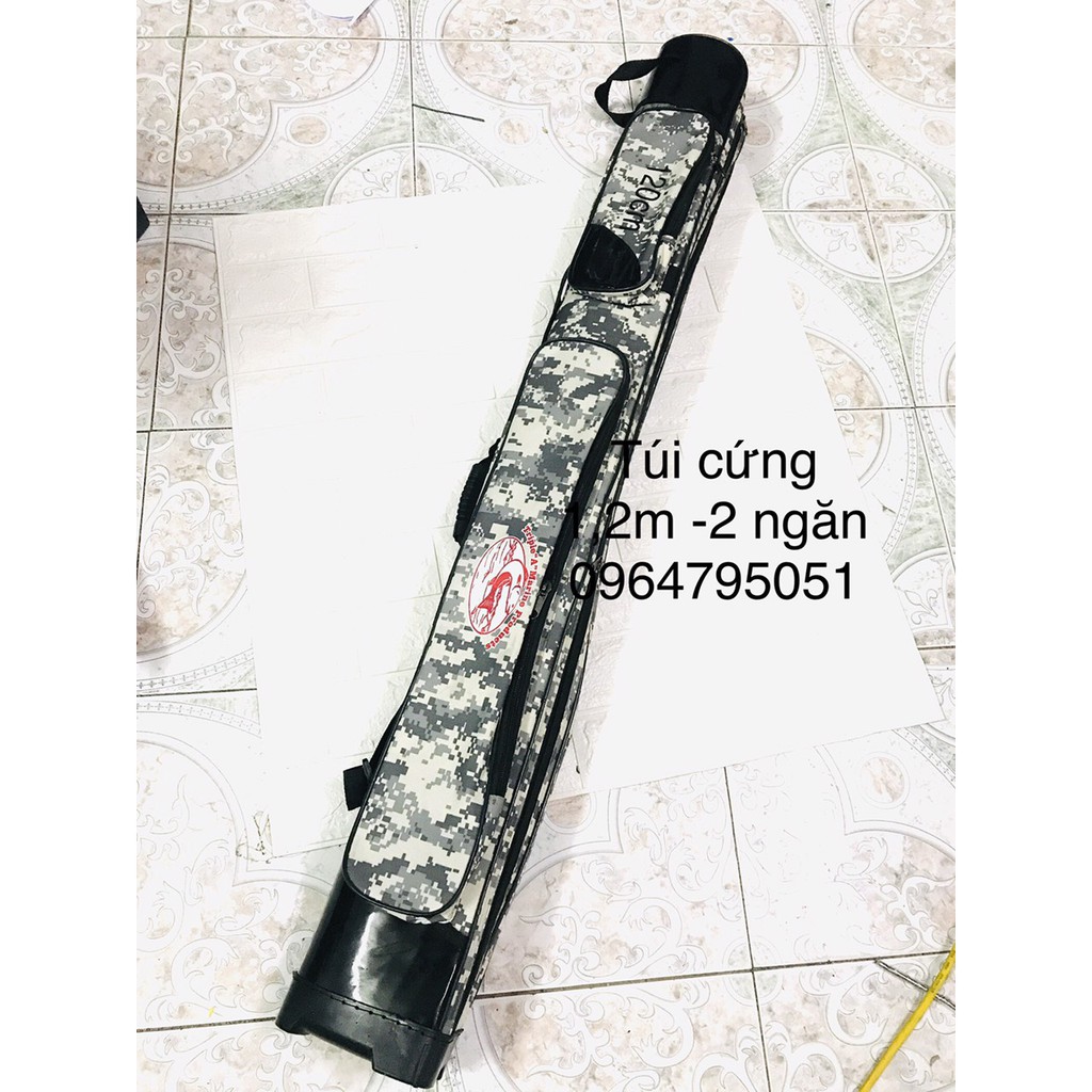 túi cứng đựng cần câu  2 ngăn chất lượng 698