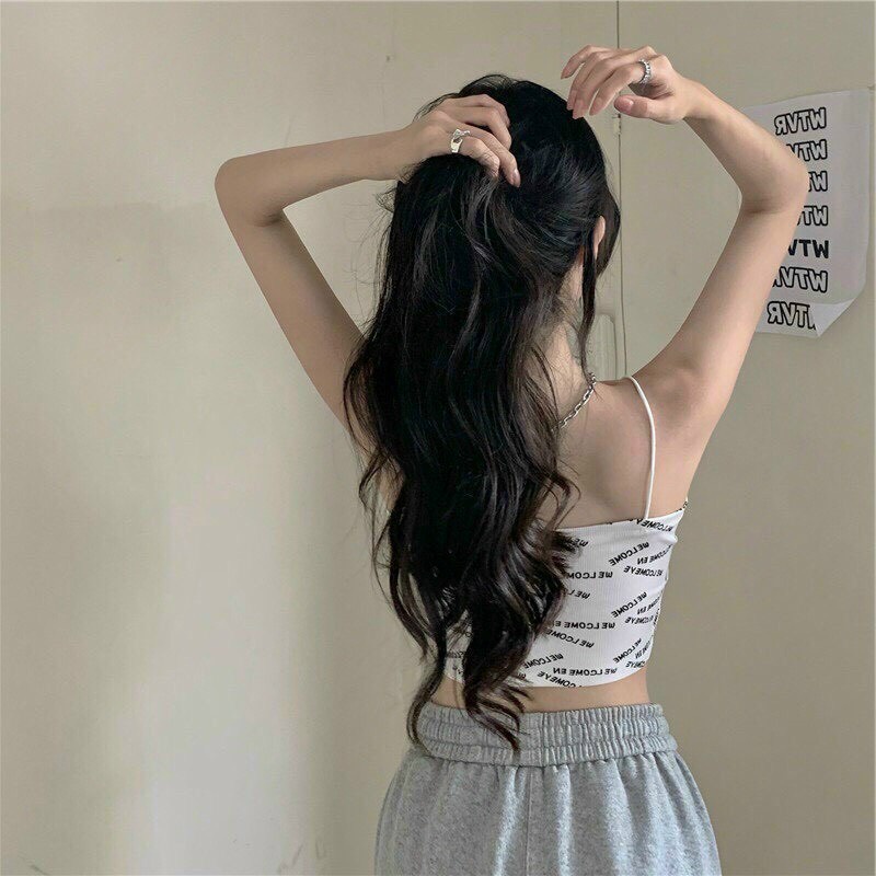 Áo 2 dây chữ rúm ngực cao cấp siêu hot hit