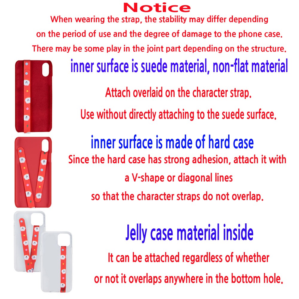 Dây đeo điện thoại in hình BTS BT21