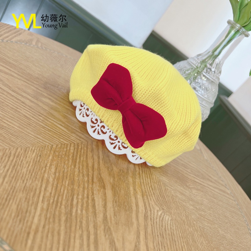 Mũ Len Màu Sắc Dễ Thương Cho Bé