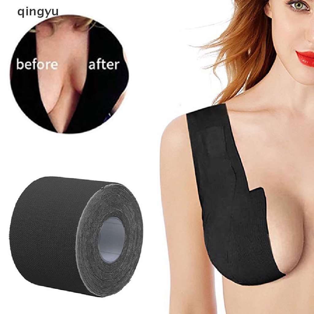 qingyu Boob Tape Women Breast Nipple Covers Push Up Bra Body Invisible Breast Lift PLI