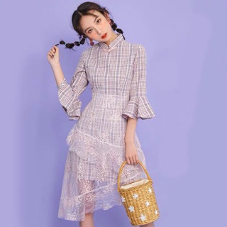 ORDER- Váy trung hoa( kèm ảnh thật khách mặc