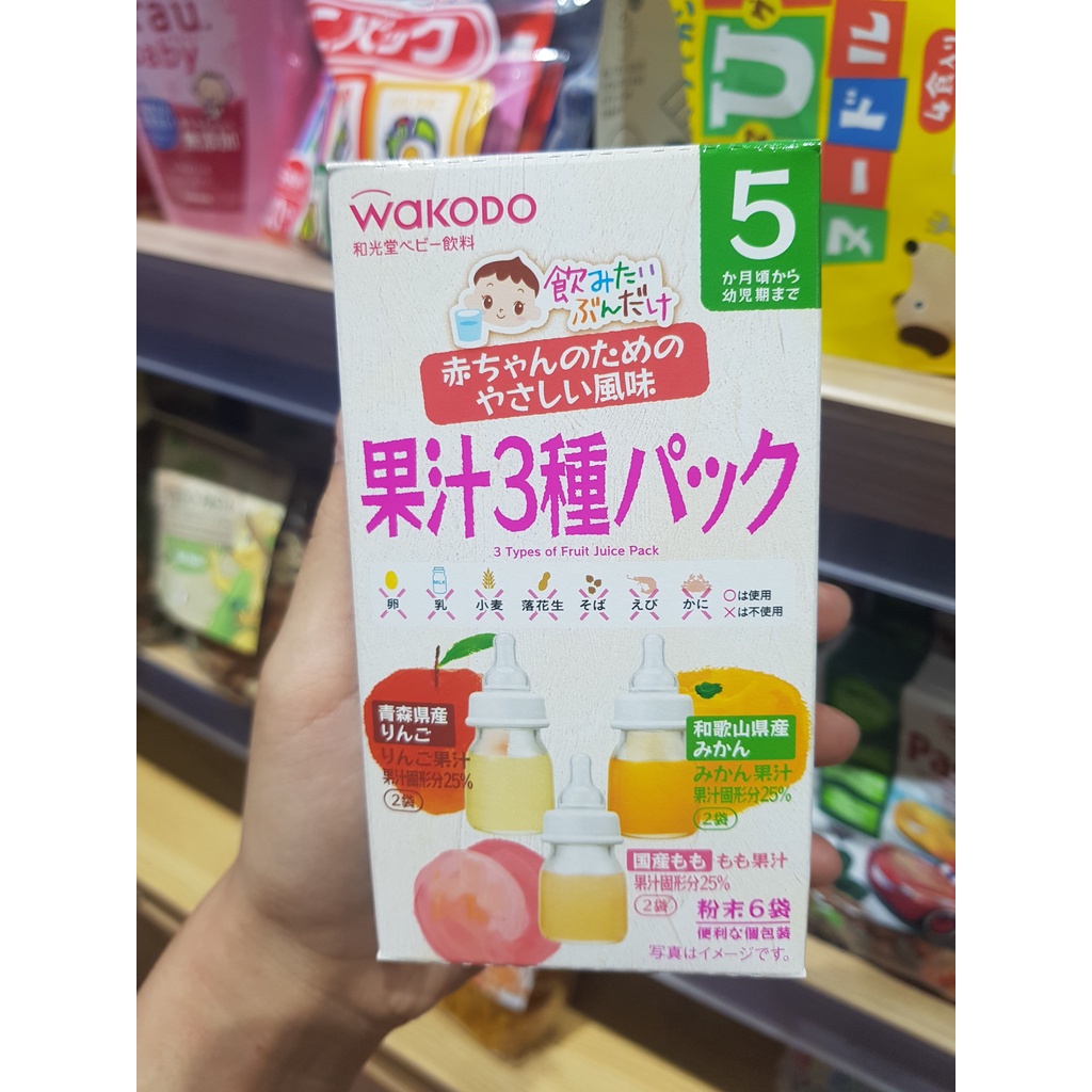 TRÀ WAKODO NHẬT BẢN bổ sung Vitamin C cho bé từ 1/3/5M+ - Date: 11/2023 - Nhà hữu cơ