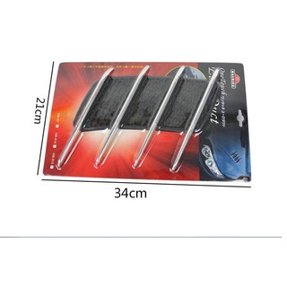 Bộ 2 hốc gió mang cá giả dán trang trí xe hơi