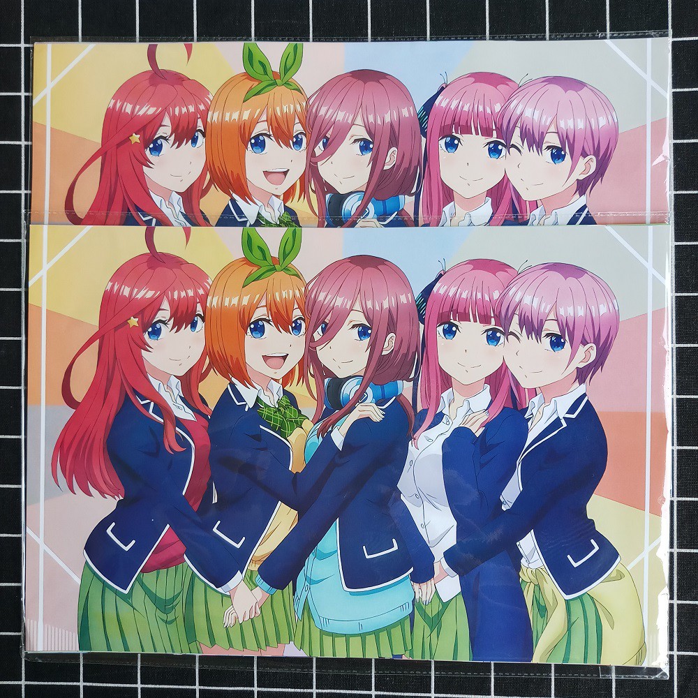 Poster Anime Gotoubun no Hanayome (8 Tờ)