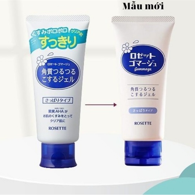 Tẩy Da Chết Làm sạch sâu và sáng da Rosette Peeling Gel 120ml - Nhật Bản Chính Hãng