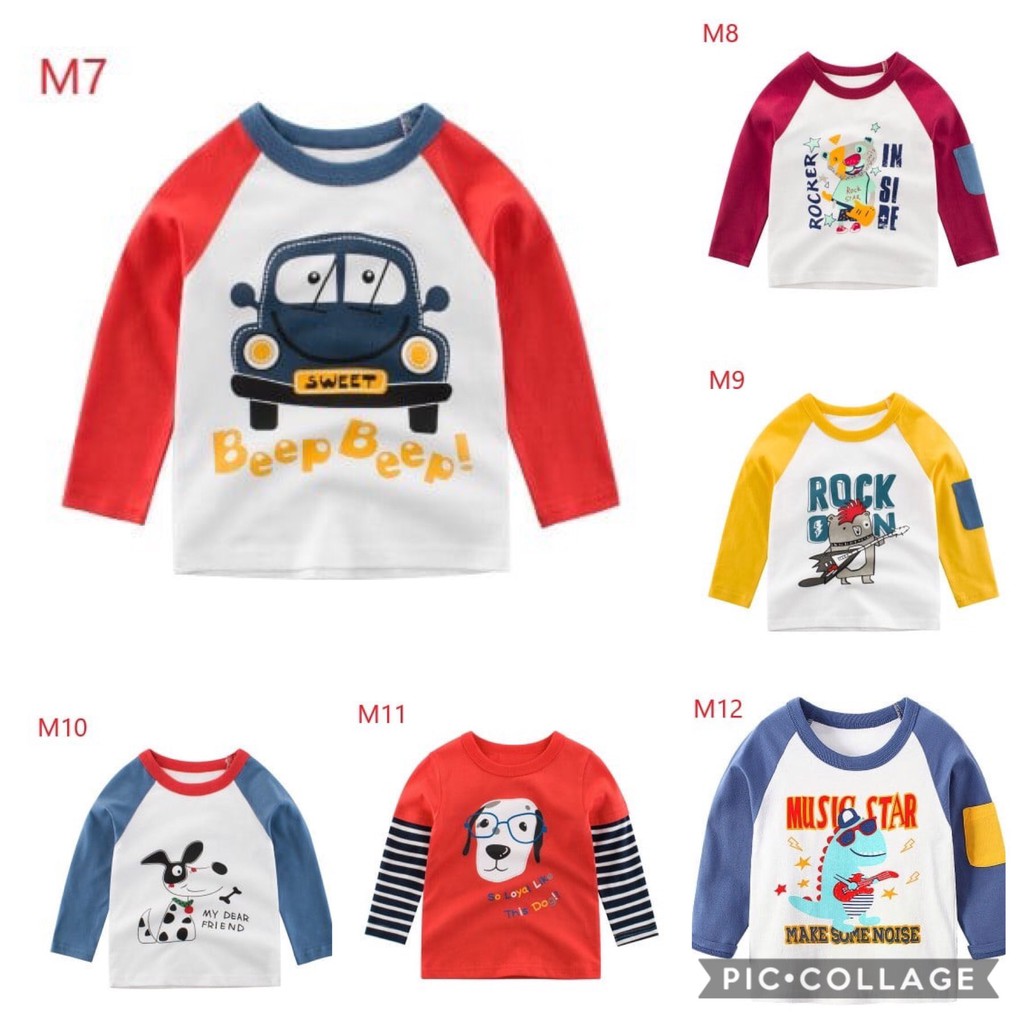 Áo Thu Đông Bé Trai Chất COTTON Mềm Mại Cho Bé 3 -8.5 Tuổi