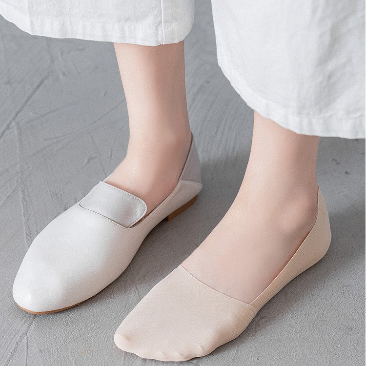 Đôi tất cổ thuyền màu trơn thời trang dành cho phái nữ