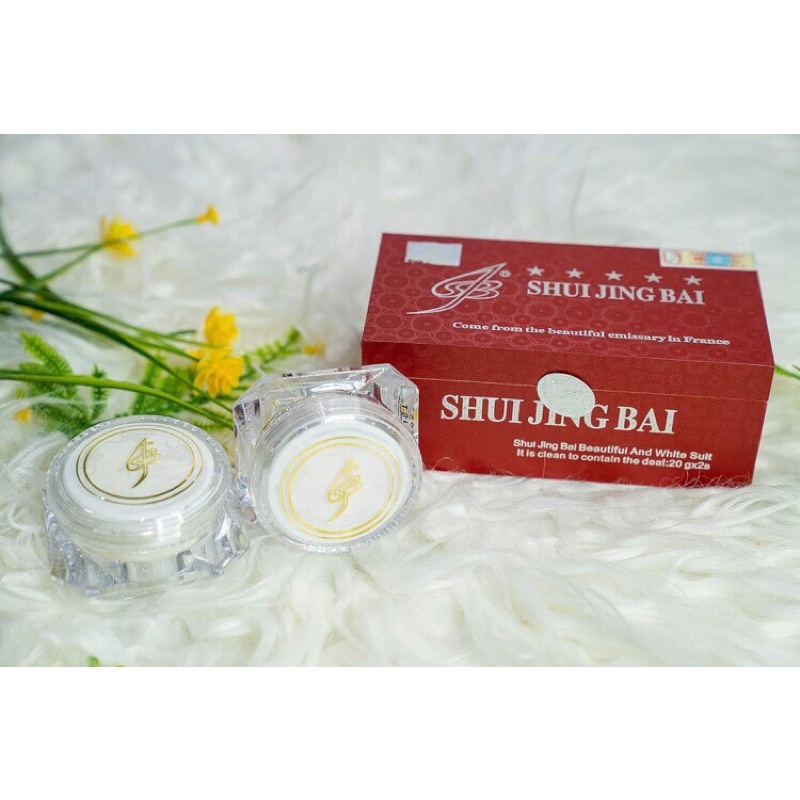 Kem Nám Tàn Nhang Shui Jing Bai - Thủy Tinh Bạch Kem Ngày + Kem Đêm Hàng Chính Hãng An Toàn Và Hiệu Qủa