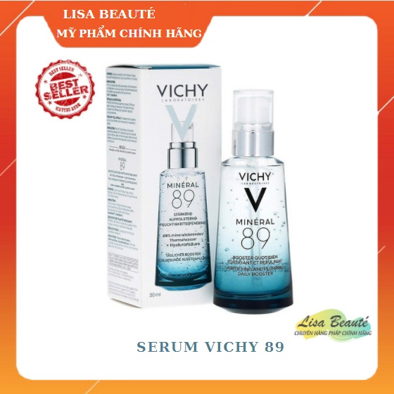 SERUM VICHY 89 - Dưỡng da, cấp ẩm tốt - Chính hãng