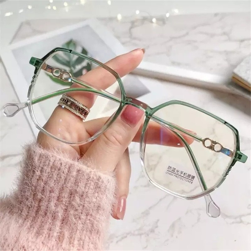 Kính Cận Chống Tia Uv TR90 Siêu Nhẹ Cho Nữ