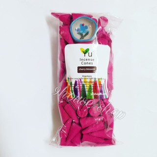 Trầm Nụ YU Incense Cones Thái Lan (kèm chén đốt)