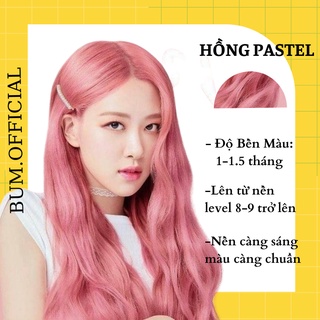Thuốc Nhuộm Tóc Màu HỒNG PASTEL Cần Tẩy | Bum Hair