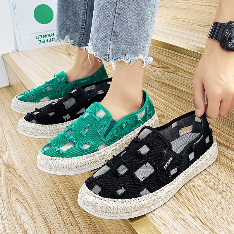 Vỏ Bọc Giày Lười Vải Canvas Thời Trang Cho Nam