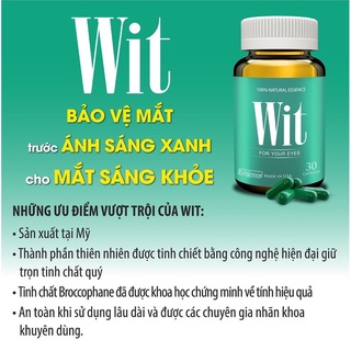 WIT 30V-CHĂM SÓC MẮT